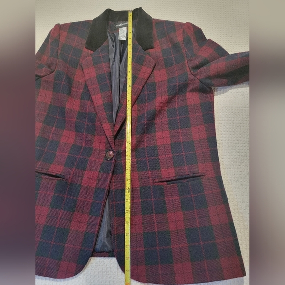 Sag Harbor Plaid Blazer - Red and Blue - Picture 10 of 13